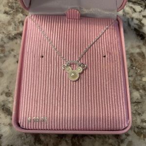 NIB Disney Mickey Mouse Pearl Necklace